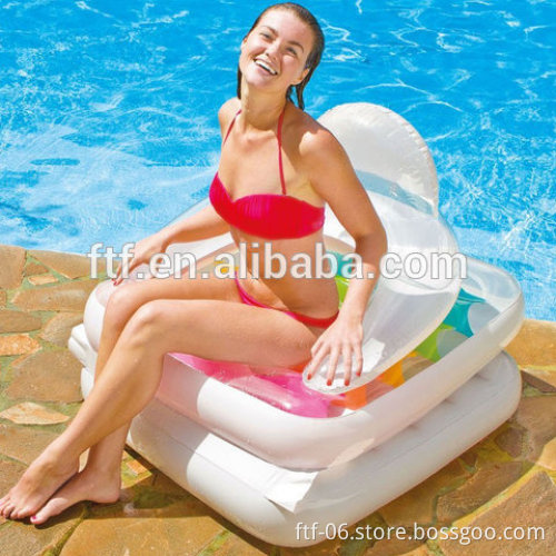 2016 beautiful Folding colored overwater inflatable floating row,air mattress